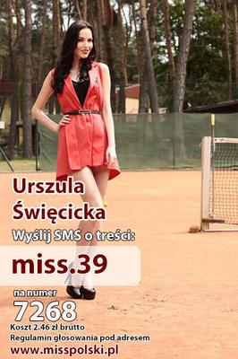 Wybory miss polski 2014 Urszula Święcicka