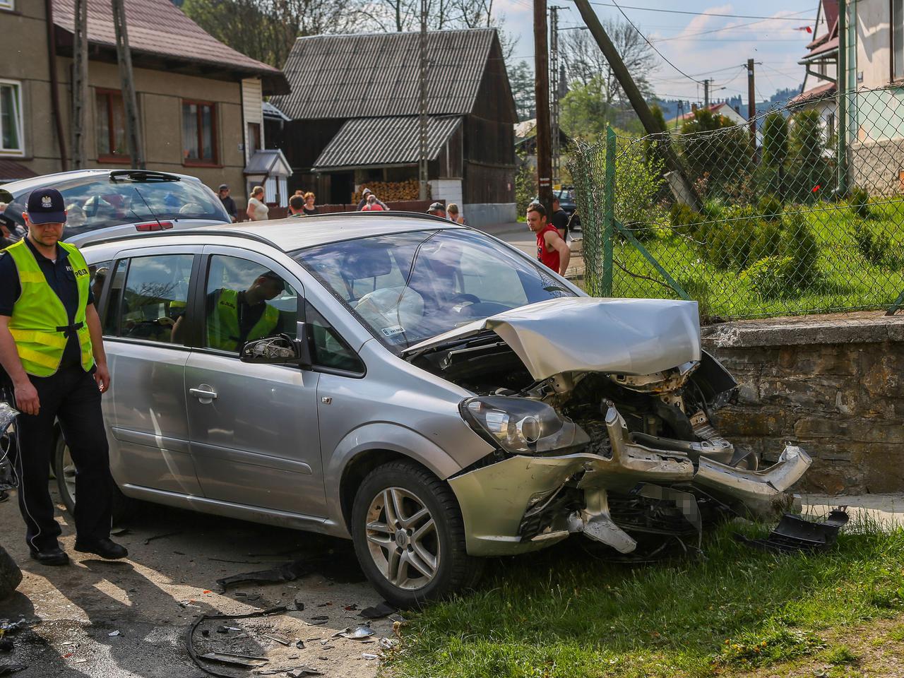 Wypadek w Łapszach Niżnych