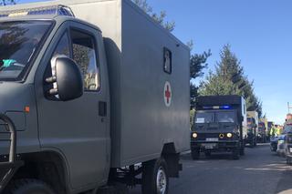 Kolejne osoby z kaliskiego DPS ewakuowane do szpitala w Poznaniu