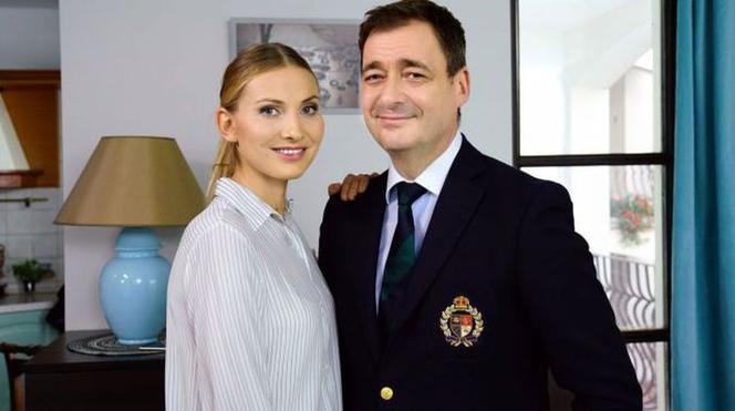 Barwy szczęścia. Zosia (Joanna Moro), Artur Chowański (Jacek Rozenek)