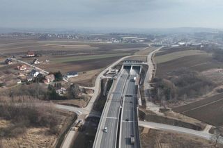 Tunel na Północnej Obwodnicy Krakowa zamknięty. Objazd w kierunku Warszawy