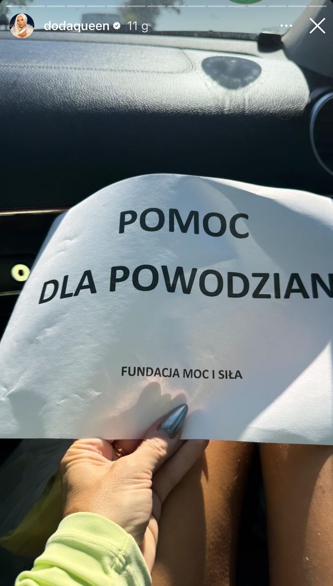 Doda pomaga powodzianom. Niewiarygodne, co zrobiła