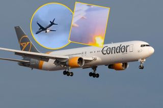 Boeing z 273 pasażerami płonął w powietrzu! Żegnali się z bliskimi