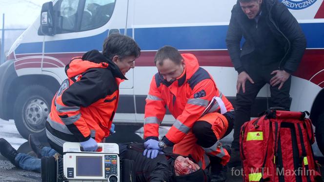 M jak miłość odc. 1365. Paweł Zduński (Rafał Mroczek), Marcin Chodakowski (Mikołaj Roznerski)