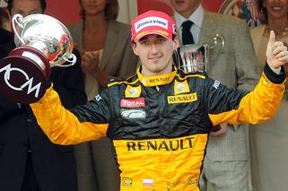 Robert Kubica trzeci w GP Monako 