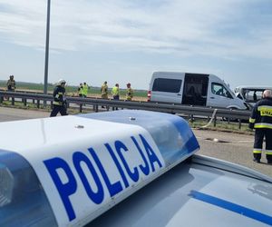 Poważny wypadek na A1! Wielu poszkodowanych, droga zablokowana