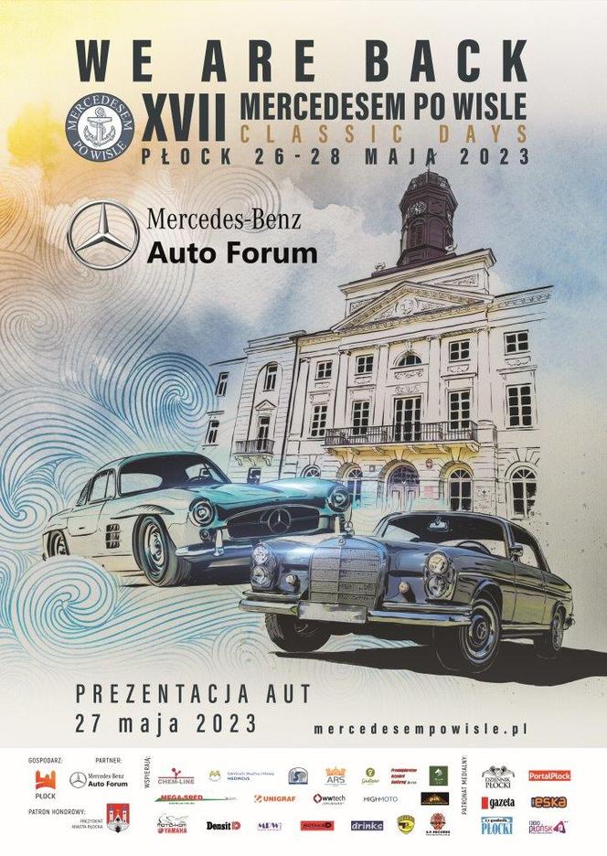 Przed nami prawdziwe święto fanów motoryzacji! Powraca Mercedesem po Wiśle!