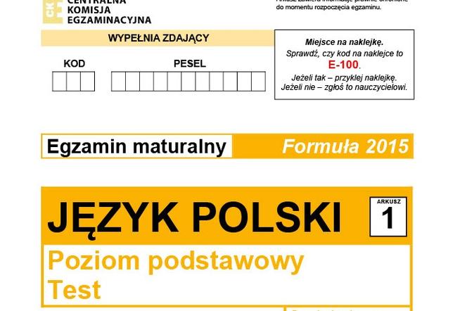 Matura 2023 Polski ODPOWIEDZI ARKUSZE CKE 2023 2015 ZADANIA PDF Matura 2023 Polski ODPOWIEDZI ARKUSZE CKE 2023 2015 ZADANIA PDF