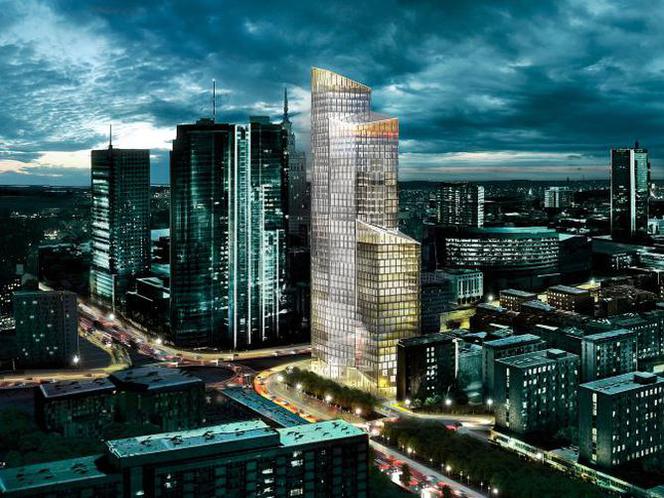 Nowy biurowiec przy rondzie ONZ (projekt Schmidt Hammer Lassen)