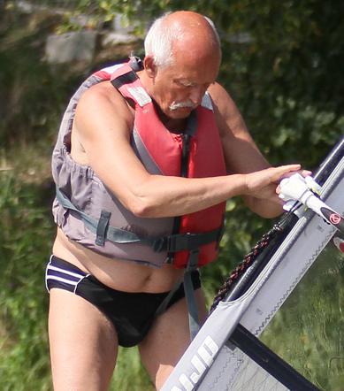 Janusz Korwin-Mikke z żoną na wakacjach