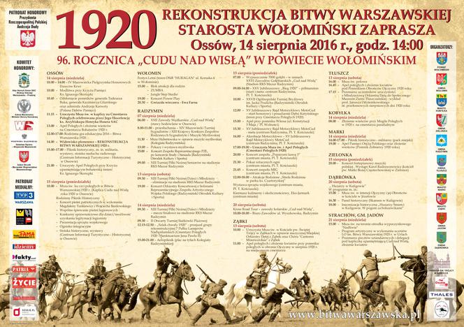 Święto Wojska Polskiego 2016 w Warszawie i na Mazowszu [PROGRAM, WYDARZENIA, ATRAKCJE]