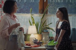 M jak miłość, odcinek 1843. Marysia (Małgorzata Pieńkowska), Basia (Karina Woźniak)