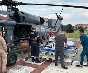 Black Hawk na ratunek życia! Przetransportowali pacjenta do Wrocławia w ekspresowym tempie