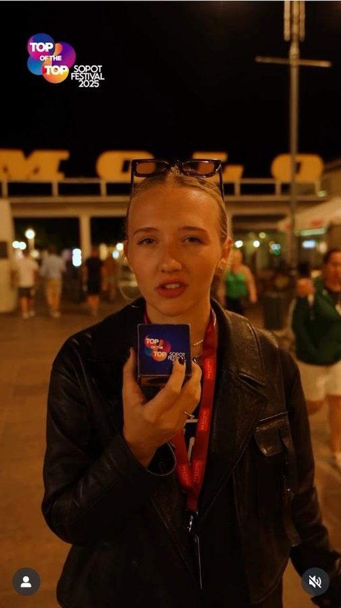 Wnuczka Grażyny Szapołowskiej podbiła Sopot! Pokazała kulisy festiwalu