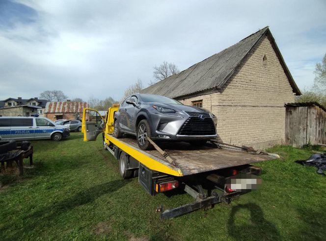 Akcja "Kobry" w Sokołowie Podlaskim: Odzyskali luksusowego lexusa! Zatrzymano 31-latka