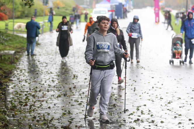 Bieg Bądź aktywny - przegoń raka. 6. edycja w Katowickim Parku Leśnym