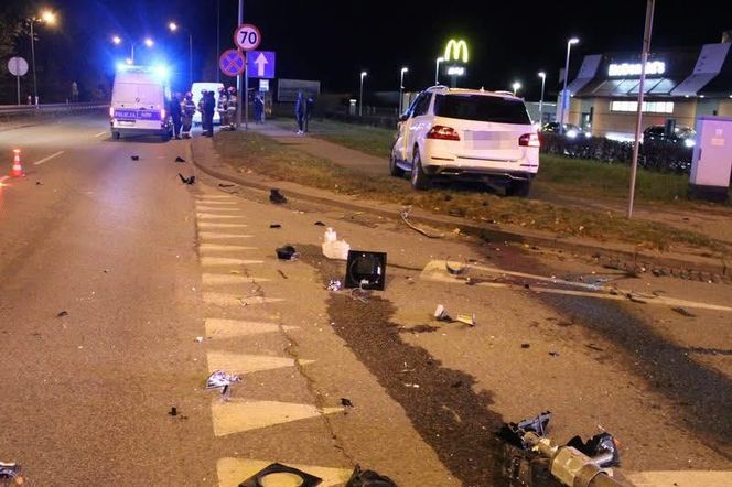 Pijany kierowca wjechał w innego, który... też był pijany! ! Kuriozalna kolizja w Wejherowie