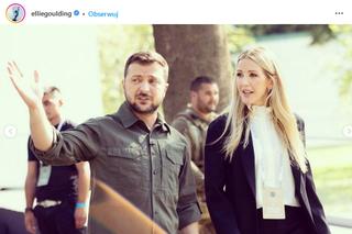Ellie Goulding zaskoczyła Ukraińców. Gwiazda spotkała się z Zełeńskim