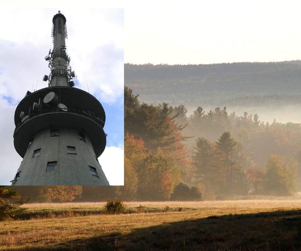 To najwyższa budowla w woj. świętokrzyskim. Stalowy gigant góruje na szczycie