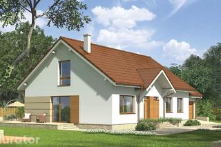 Projekt domu M190 Znamienity z katalogu Muratora - wizualizacje, plany, rysunek, aranżacje, zdjęcia gotowego domu