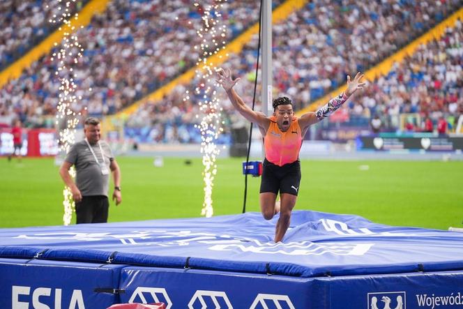 Sportowcy podczas Memoriału Kamili Skolimowskiej na Stadionie Śląskim