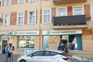 Wrocław: Złodziej wysadzili bankomat w banku na Karłowicach