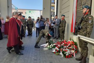 Odsłonięcie tablicy upamiętniającej 100-lecie Cudu nad Wisłą