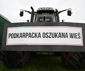 Kolejny protest rolników na Podkarpaciu