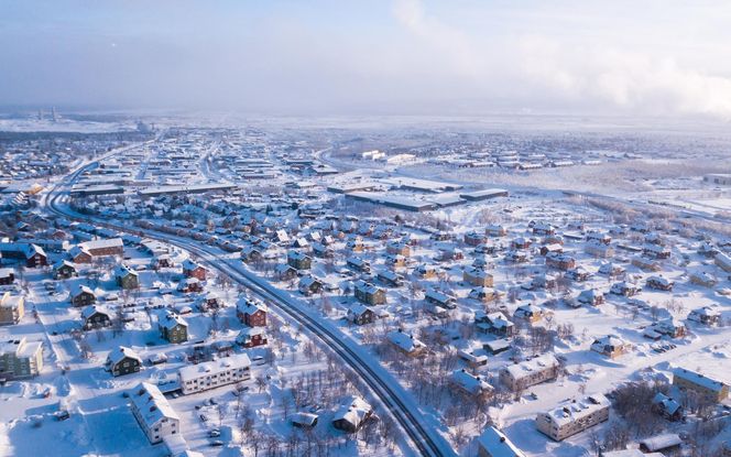 Kiruna w Szwecji. Miasto, w którym zima nigdy się nie kończy