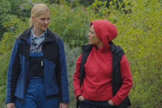 	M jak miłość odc. 1817. Jagoda (Katarzyna Kołeczek), Magda (Anna Mucha)