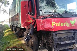 W zdarzeniu drogowym w miejscowości Skwierczyn Lack ucierpiała jedna osoba.