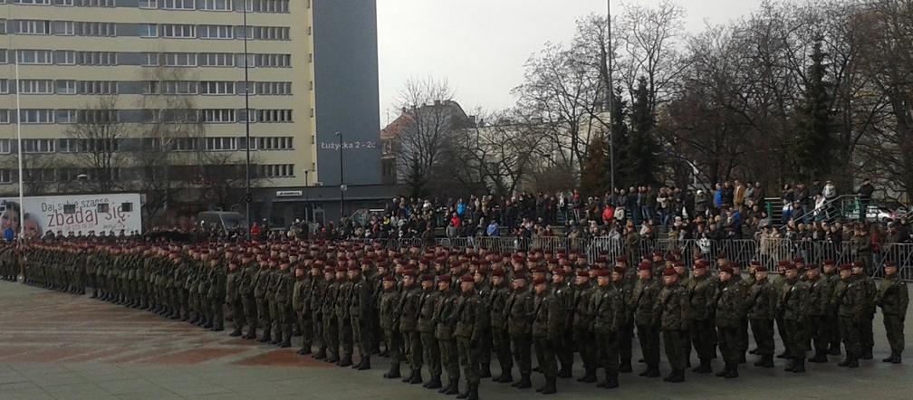 Przysięga czerwonych beretów z Gliwic