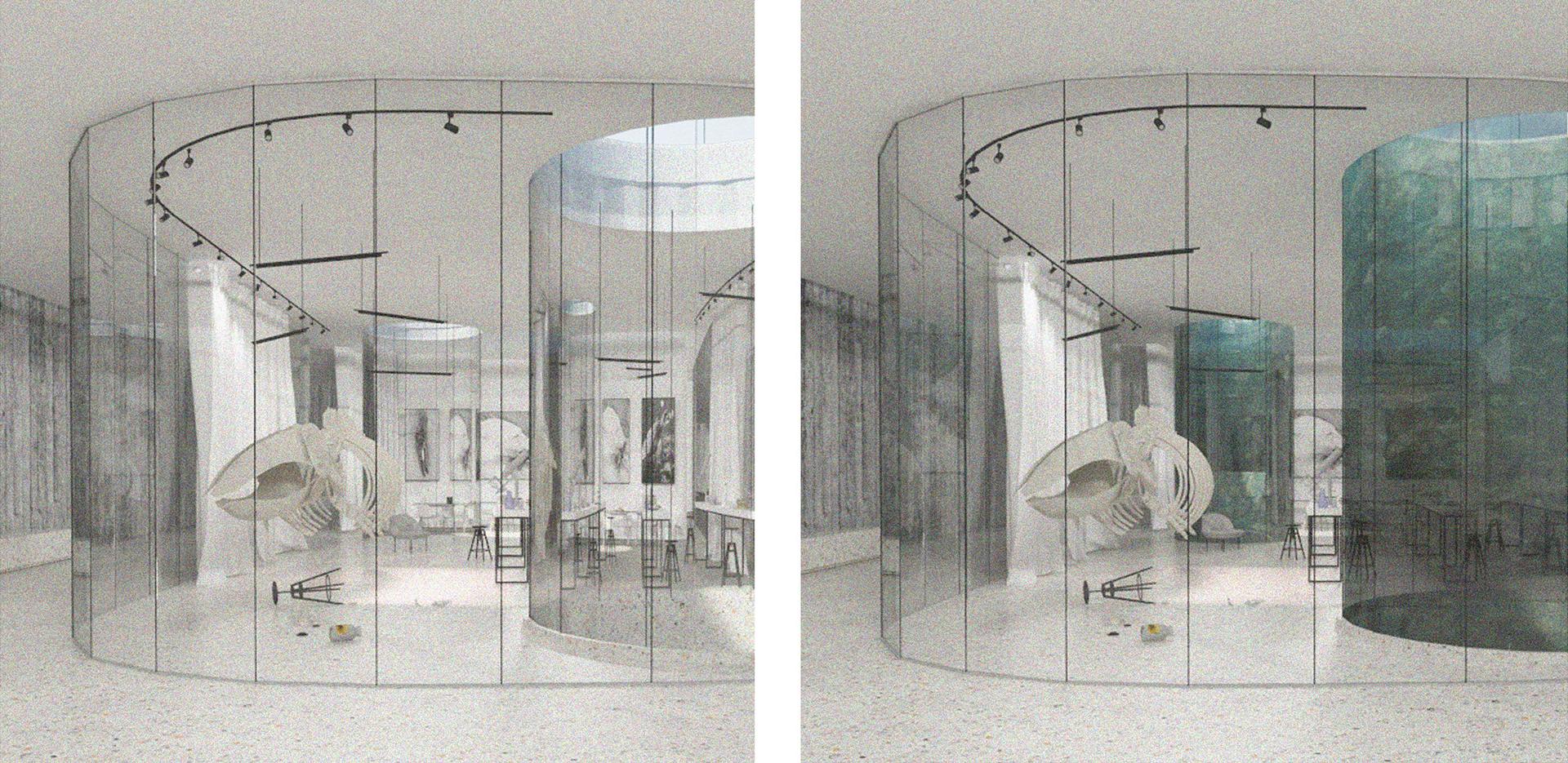 Pole nie-widzenia. Transformacja torpedownii w babich dołach na potrzeby ośrodka edukacyjno-badawczego