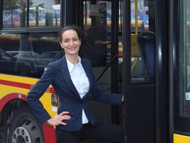 Marta Brzozowska, setna kobieta za kierownicą autobusu MZA