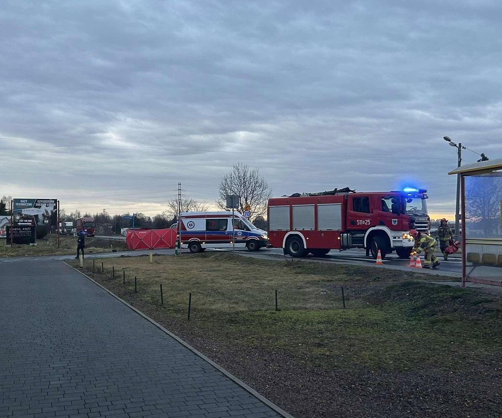 Oświęcim. Śmiertelne potrącenie motorowerzysty na DK44