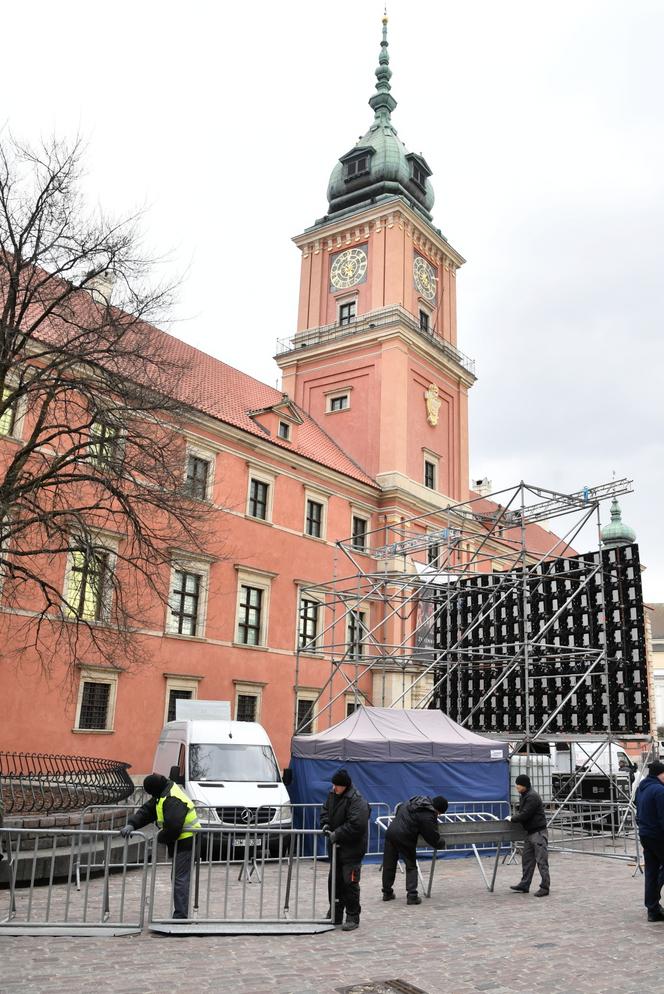 Przygotowania do wizyty Wołodymyra Zełenskiego w Warszawie