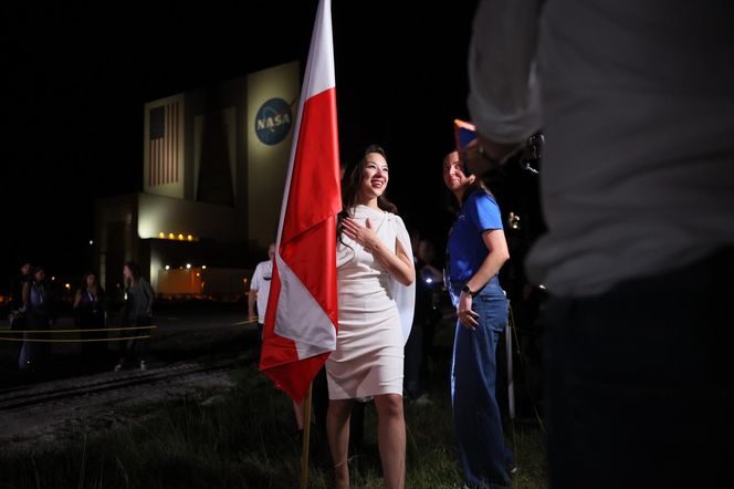 Aleksandra Uznańska-Wiśniewska i Sławosz Uznański-Wiśniewski 