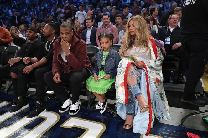 Beyonce w ciąży - mecz NBA All-star - luty 2017