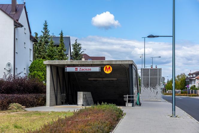 Okolice stacji metro Zacisze w Warszawie