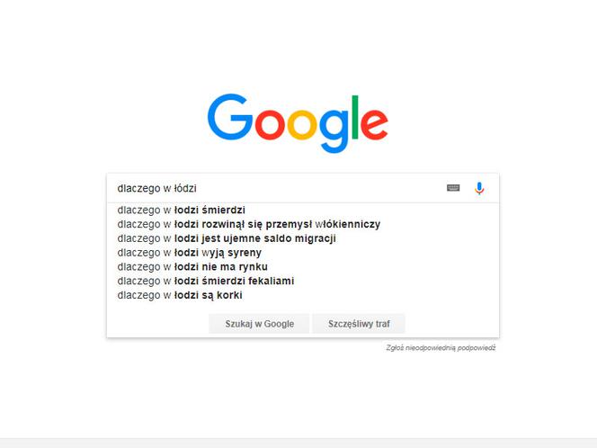 Łódź w Google. Czego szukamy najczęściej?