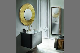 Łazienka ze złotymi akcesoriami i dodatkami – mocny akcent 