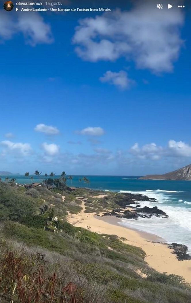 Oliwia Bieniuk na wakacjach