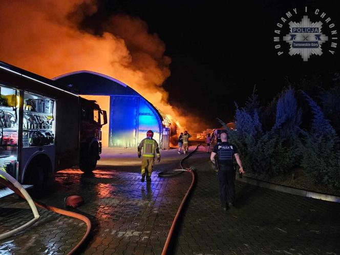 Pożar ośrodka jeździeckiego Lando