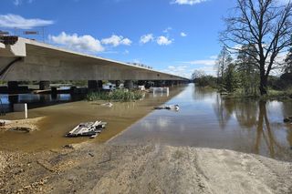 Plac budowy drogi ekspresowej S1 Oświęcim - Dankowice