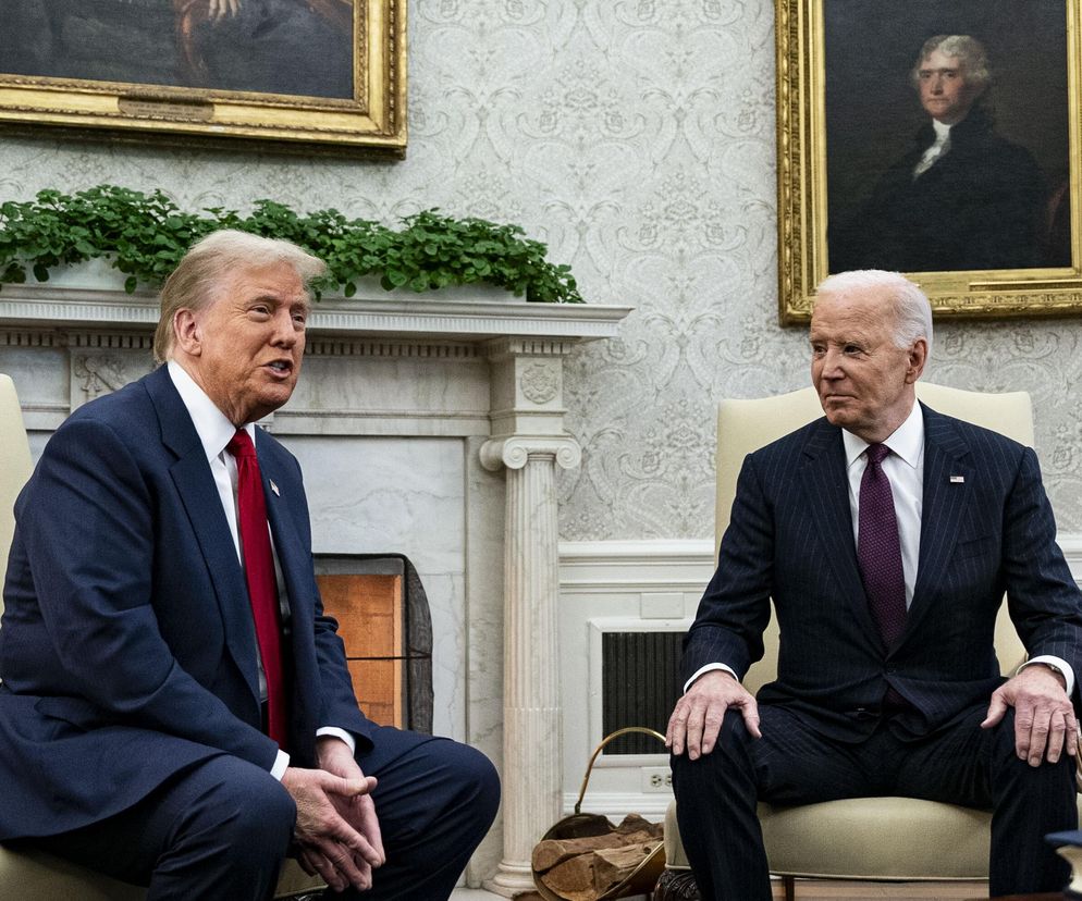 Spotkanie Biden - Trump w Białym Domu