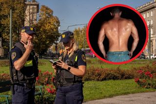 Mundurowym mówił, że rozbierał się, bo było mu gorąco. Krakowianki miały jednak inne zdanie