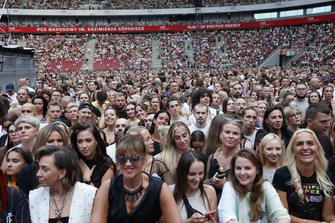 Koncert Jennifer Lopez w Warszawie (25.07.2025) - część druga. Organizatorem koncertu jest Prestige MJM