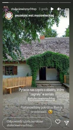 Stulecie Winnych. Dom z Muzeum Wsi mazowieckiej, w serialu gra dom Winnych