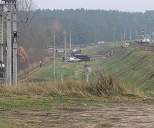 Uszkodzone tory rejonie Życzyna w powiecie Garwolińskim