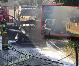 Eksplozje i słup dymu nad Niskiem. Przed SOR-em spłonęła karetka! 
